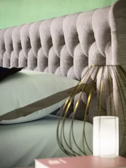 Letto imbottito modello King di di scontato 40%^Giessegi Online