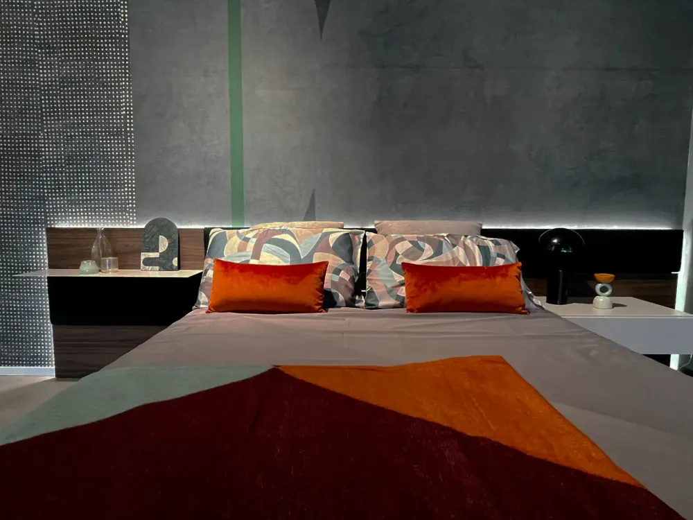 Letto imbottito modello Letto space di scontato 30%^NovaMobili Best