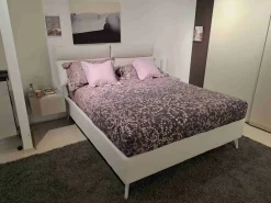 Letto imbottito modello Letto modello plio con contenitore di scontato 30%^Oggioni Outlet