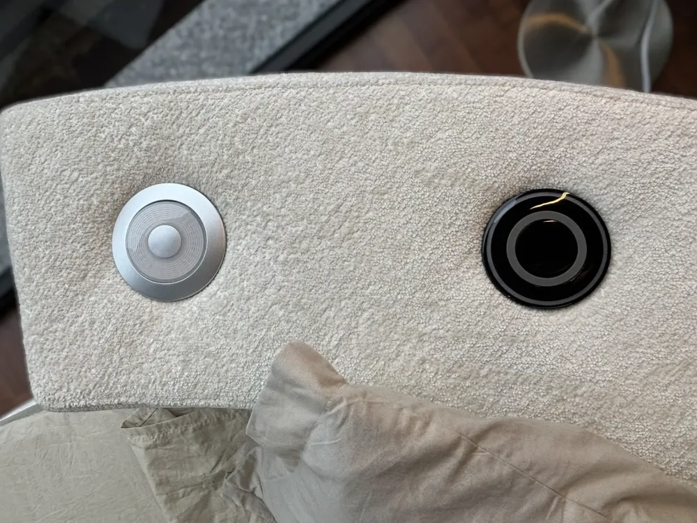 Clearance Letto imbottito modello Letto rotondo cristal high-tech tessuto di scontato 48% Letti