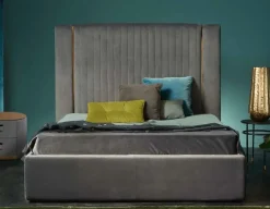 Discount Letto imbottito modello Letto luxury velluto  di scontato 42% Letti