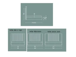 Discount Letto imbottito modello Letto luxury velluto di scontato 42% Letti