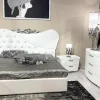 New Letto imbottito modello Marley di scontato 50% Letti