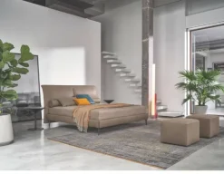 Letto imbottito modello Mod sail: richiedi ora il prezzo Letti