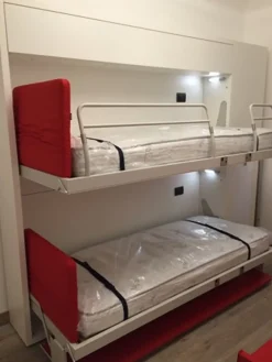 New Letto in legno a scomparsa Kali duo board 2200  a prezzo ribassato Letti