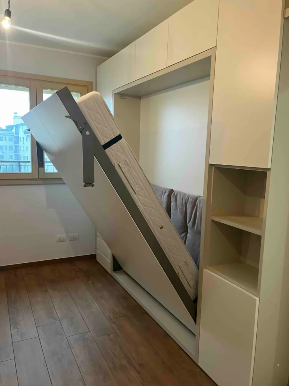 Letto in legno a scomparsa Penelope 2 standard 177 p35 a prezzo scontato^Clei Outlet