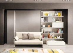 Clei Letto in legno a scomparsa Penelope 2 sofa'  a prezzo scontato- Letti