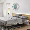 Letto in legno con gambe Letto effetto sospeso  a prezzo ribassato^Sangiacomo Clearance