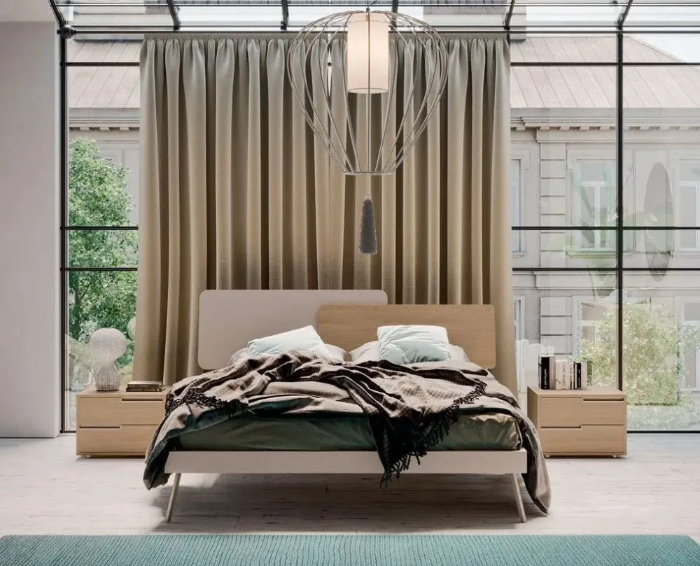 Orme Letto in legno con gambe Loli * a prezzo ribassato- Letti