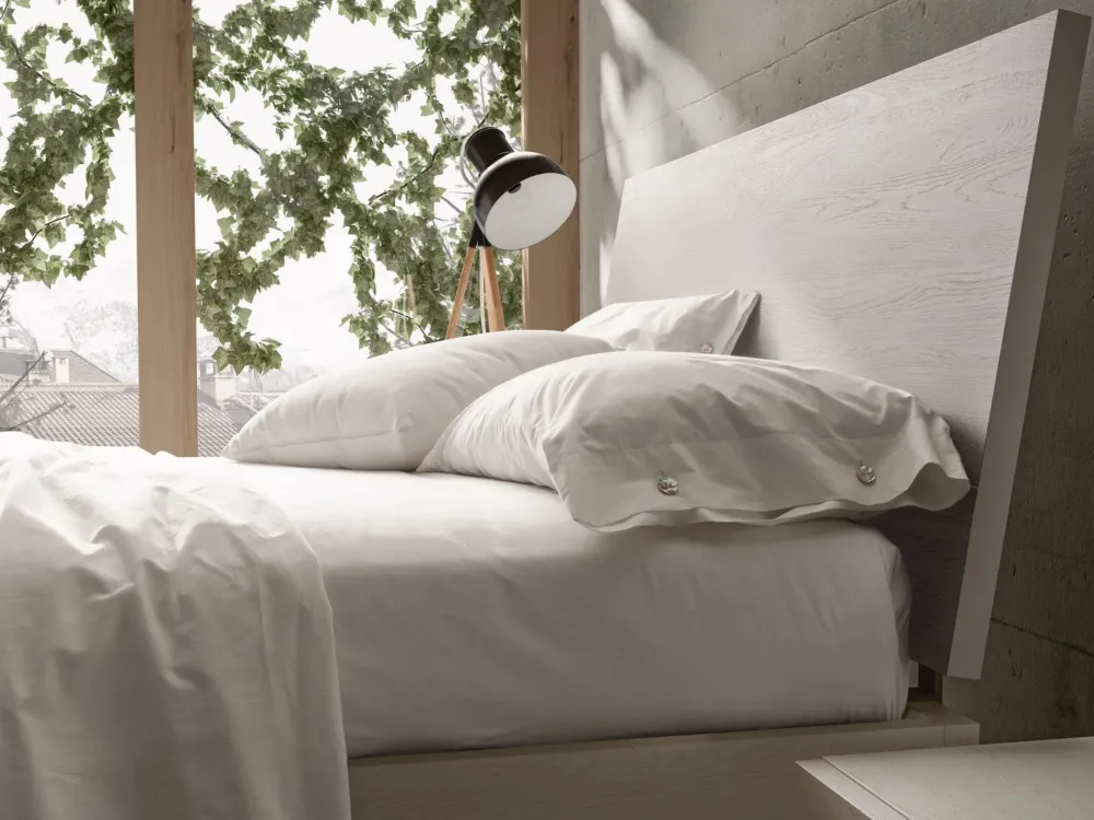 Letto in legno con gambe Line a prezzo scontato^Akanto Online