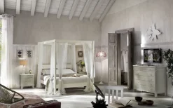 Hot Letto in legno con giroletto Letto con baldacchino mod.sissi  a prezzo ribassato Letti