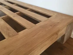 Letto in legno con giroletto Giroletto slat teak massello  a prezzo scontato^Artigianale Sale