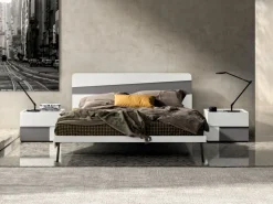 ZG Mobili Letto in legno con giroletto Treos  a prezzo scontato- Letti