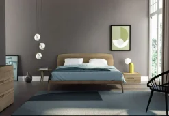 Letto in legno con giroletto Le fleur  a prezzo ribassato^Fratelli Mirandola New