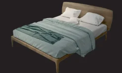 Letto in legno con giroletto Le fleur  a prezzo ribassato^Fratelli Mirandola New