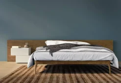 Letto in legno con giroletto Le fleur  a prezzo ribassato^Fratelli Mirandola New