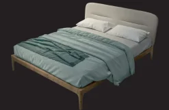 Letto in legno con giroletto Le fleur  a prezzo ribassato^Fratelli Mirandola New