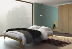 Letto in legno con giroletto Le fleur  a prezzo ribassato^Fratelli Mirandola New