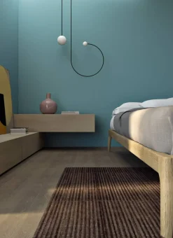 Letto in legno con giroletto Le fleur  a prezzo ribassato^Fratelli Mirandola New