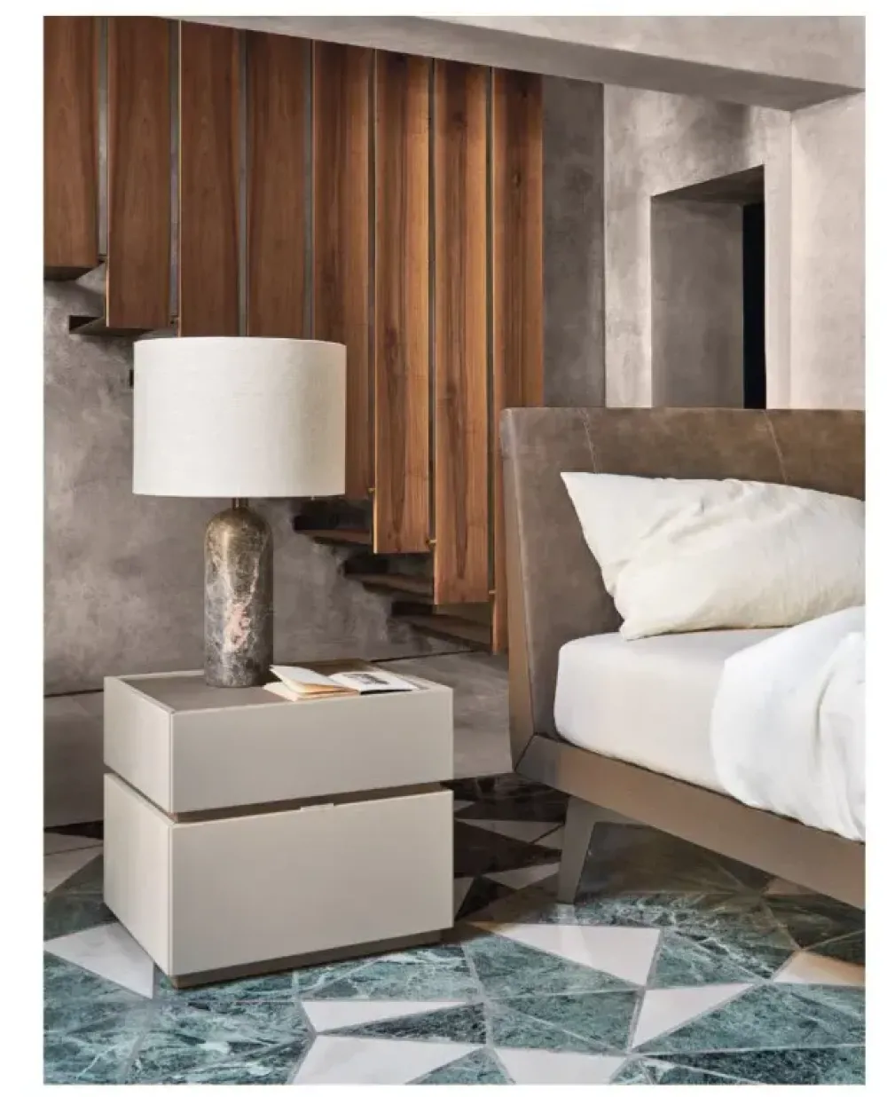 Outlet Letto in legno con piedini Febo 2|0 a prezzo scontato Letti