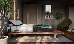 Online Letto in legno modello Letto  matyrimoniale zen japan in legno  di scontato 50% Letti