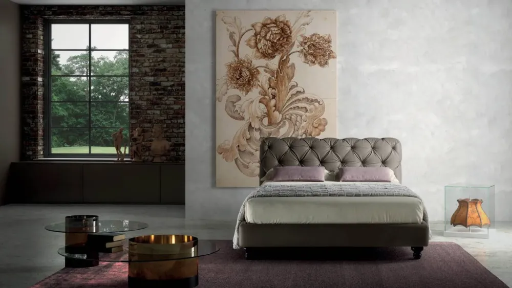 Samoa Letto king imbottito di a prezzi outlet. Sconto imperdibile!- Letti