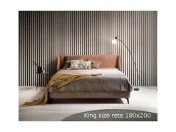 Samoa Letto king size con giroletto Hug lift a prezzo ribassato- Letti
