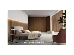 Clearance Letto king size con piedini Vasco a prezzo ribassato Letti