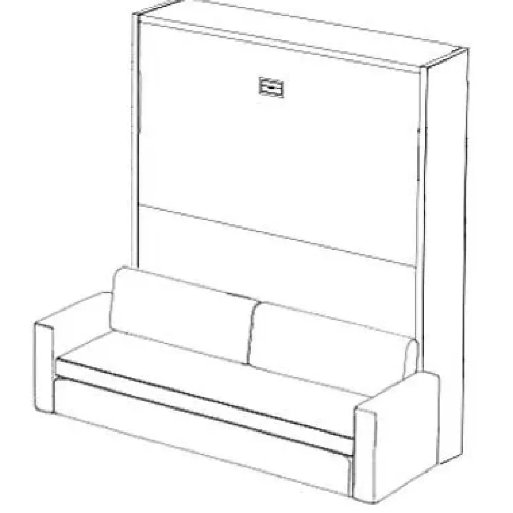 Artigianale Letto Letto a scomparsa matrimoniale divano eraldo SCONTATO a PREZZI OUTLET- Letti