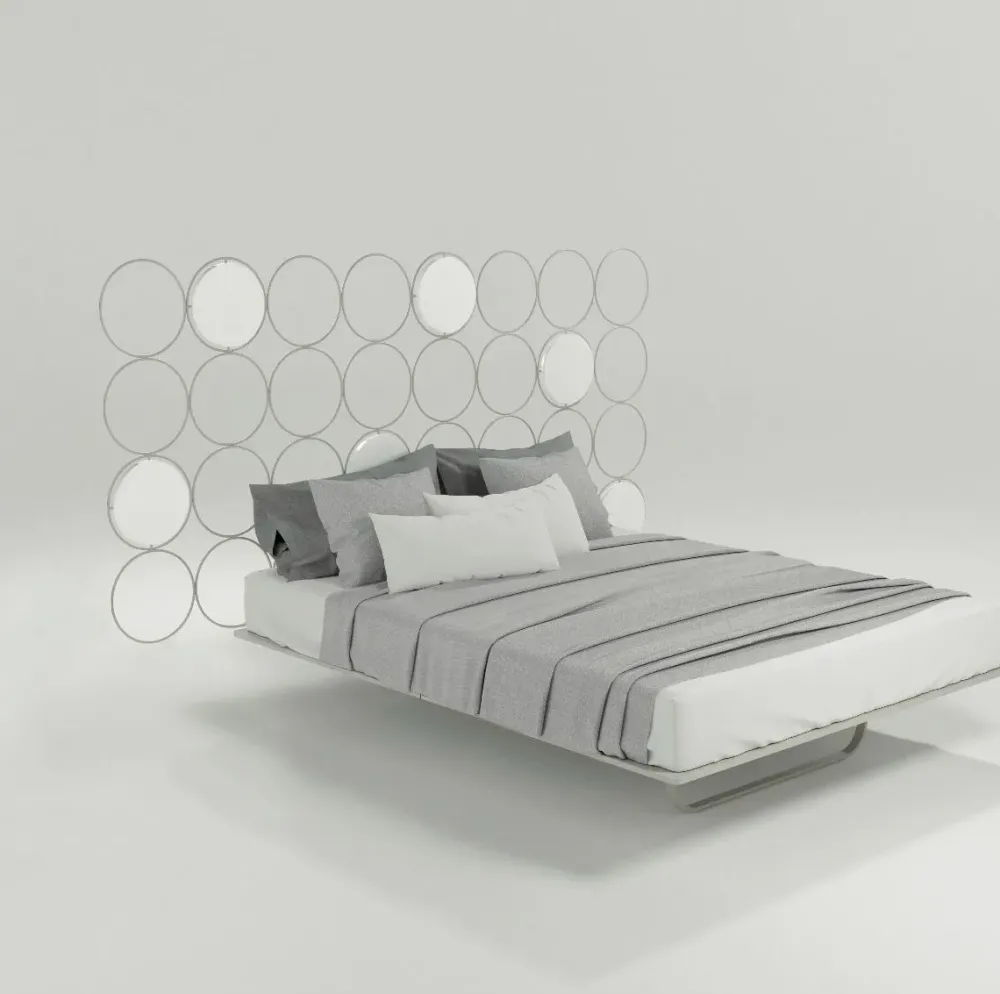 Md work LETTO Letto alta qualita cerchio italiano con comodini SCONTATO- Letti