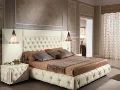 Md work Letto Letto imperiale pelle luxury italia di scontato del 47%- Letti