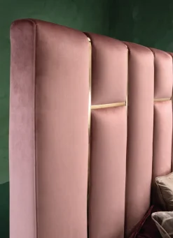 Md work LETTO Letto luxury oro e velluto a PREZZI OUTLET- Letti