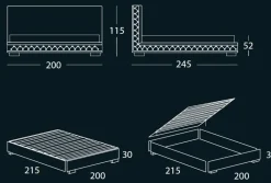 Best LETTO Letto luxury san marco   in OFFERTA OUTLET - 45% Letti