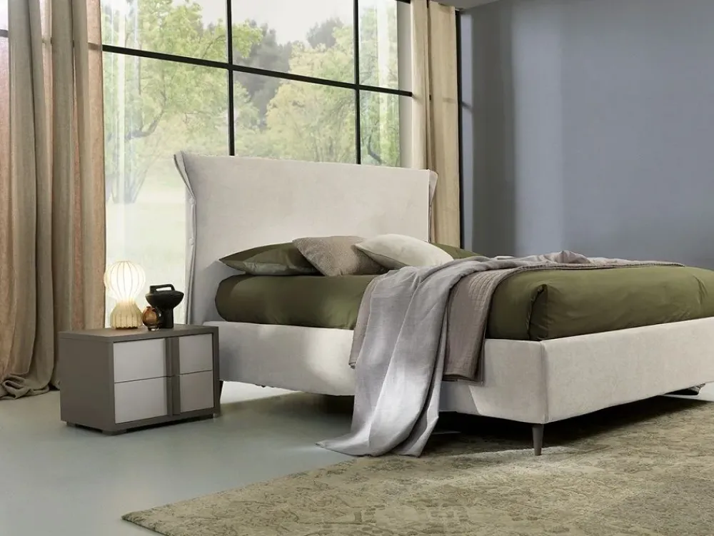 Clearance LETTO Letto matrimoniale mod.milano con box-contenitore in promo-sconto del 35% a PREZZI OUTLET Letti