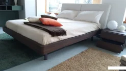 Outlet LETTO Letto modello nido con testata imbottita in OFFERTA OUTLET - 36% Letti