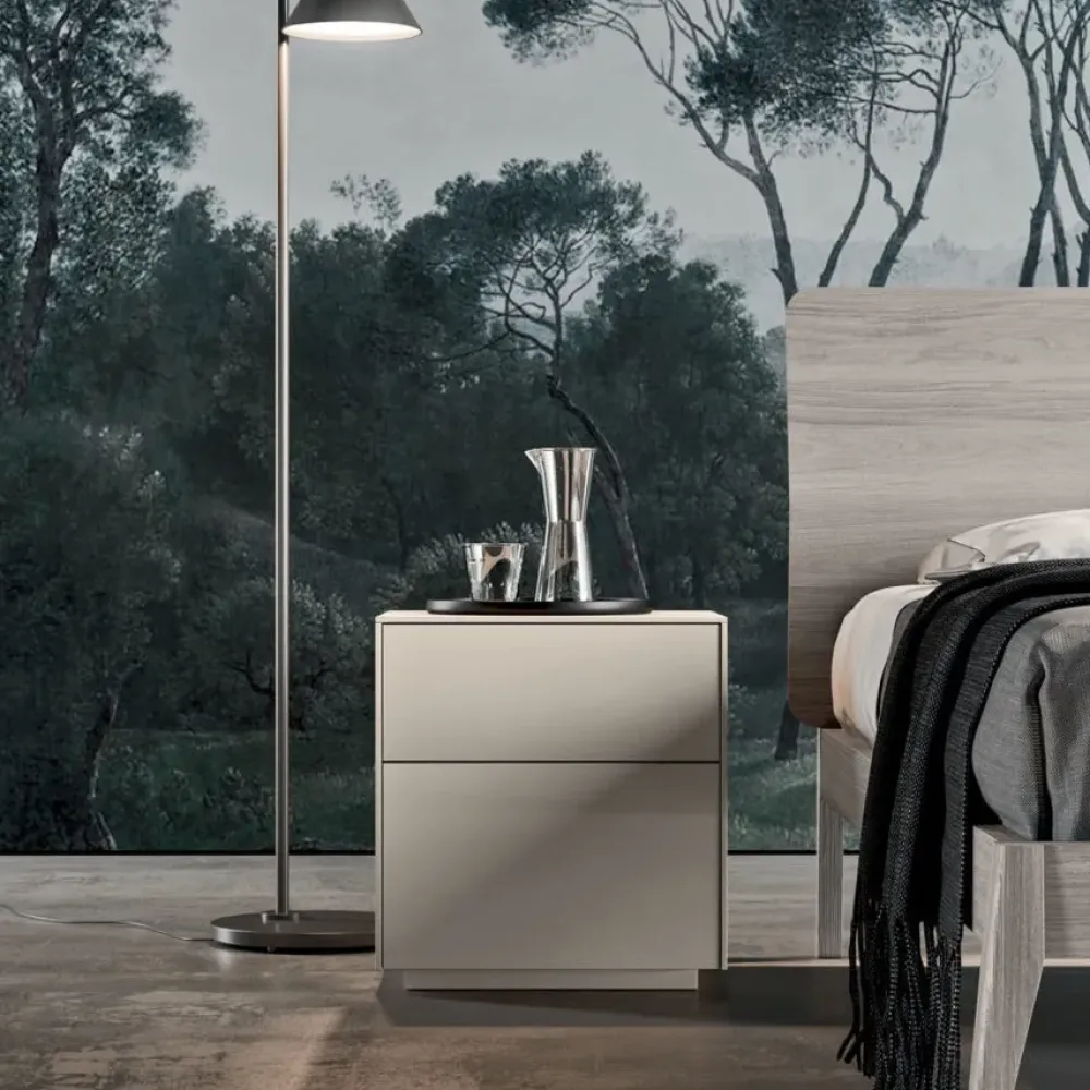 Collezione esclusiva LETTO Letto moderno in legno laccato Mottes selection in OFFERTA OUTLET- Letti