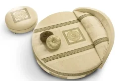 Md work Letto Letto rotondo completo di materasso   SCONTATO a PREZZI OUTLET- Letti