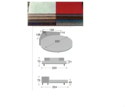 Md work Letto Letto rotondo  completo di materasso e lenzuola SCONTATO a PREZZI OUTLET- Letti