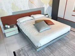 Tomasella Letto Letto sommier e testata a muro halifax   SCONTATO a PREZZI OUTLET- Letti