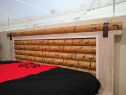 Outlet Etnico Letto Letto ysaito white contenitore   SCONTATO 28%- Letti