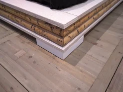 Outlet Etnico Letto Letto ysaito white contenitore   SCONTATO 28%- Letti