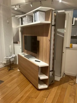 Clei LETTO Lgm 2.0 book + table free in OFFERTA OUTLET - 30%- Letti