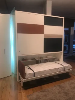 Letto matrimoniale a scomparsa -promozione per nuova apertura punto vendita a prezzo scontato^Clei