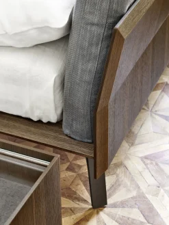 Sangiacomo Letto matrimoniale Abbraccio legno con uno sconto IMPERDIBILE- Letti