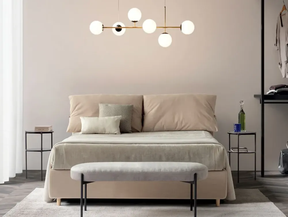 New Letto matrimoniale Ambra con uno sconto del 50% Letti