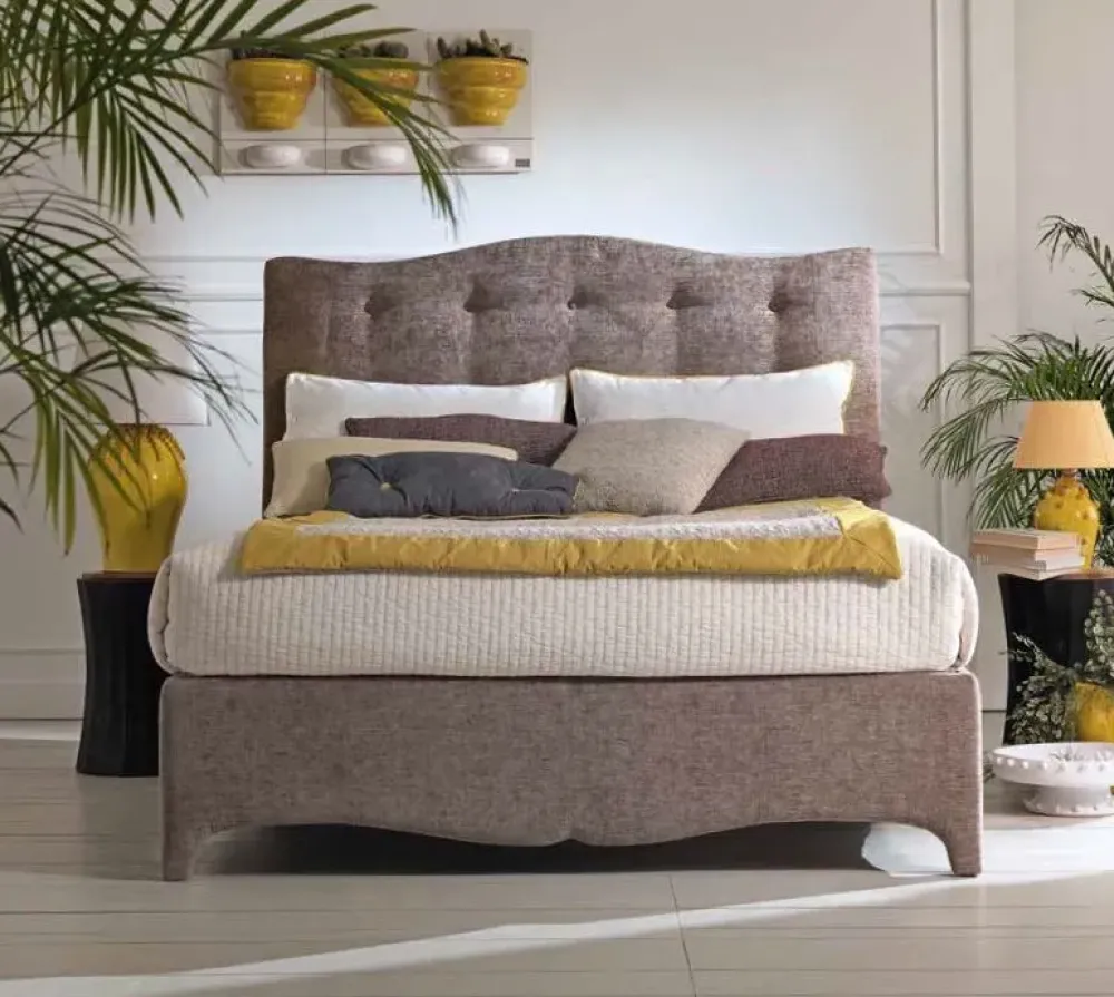 Md work Letto matrimoniale classico Luxury toscano a prezzo scontato- Letti