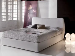 Letto matrimoniale con contenitore Artico a prezzo scontato^Artigianale Outlet