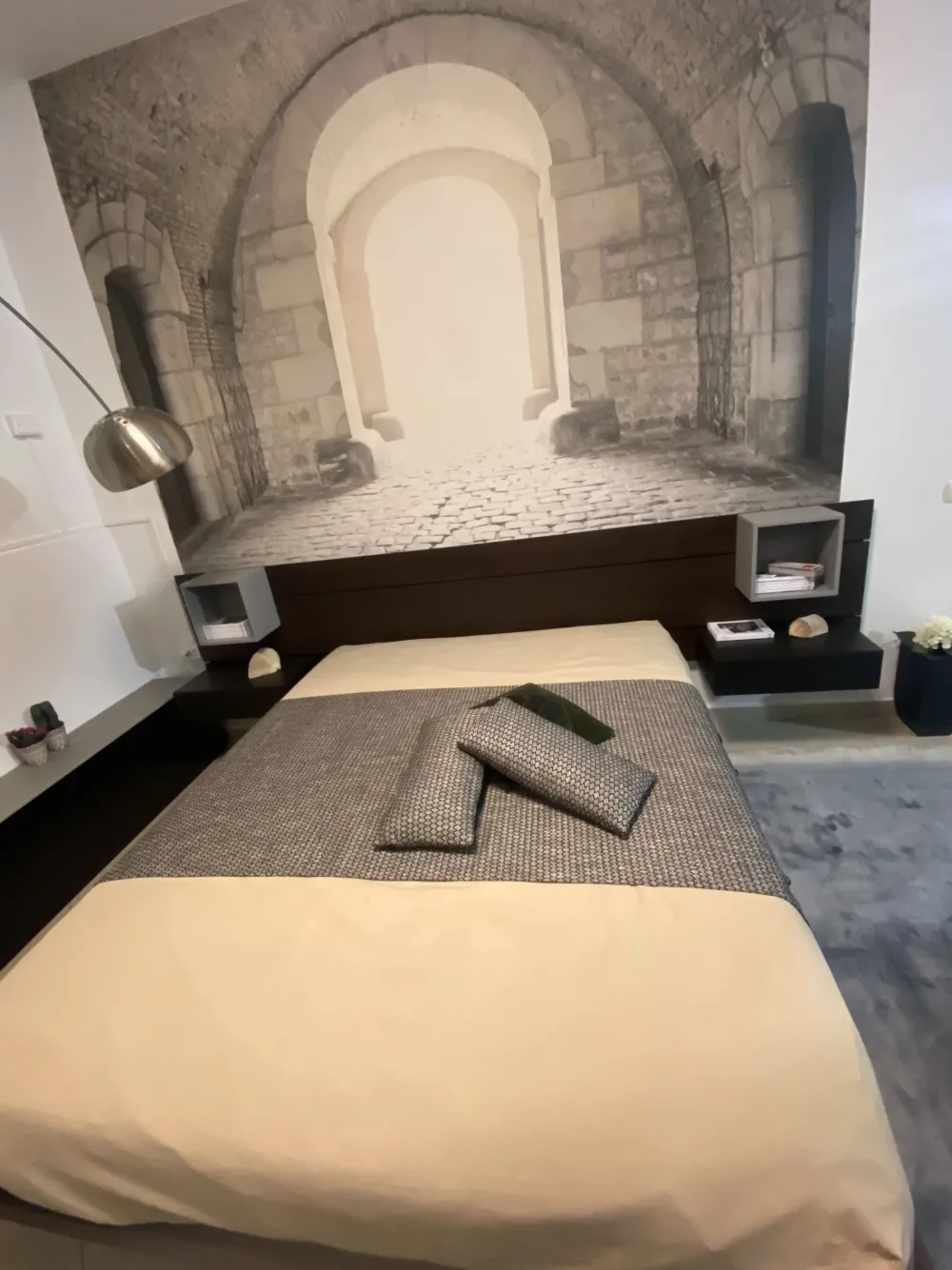 Fimar Letto matrimoniale con contenitore Sorvolo a prezzo ribassato- Letti