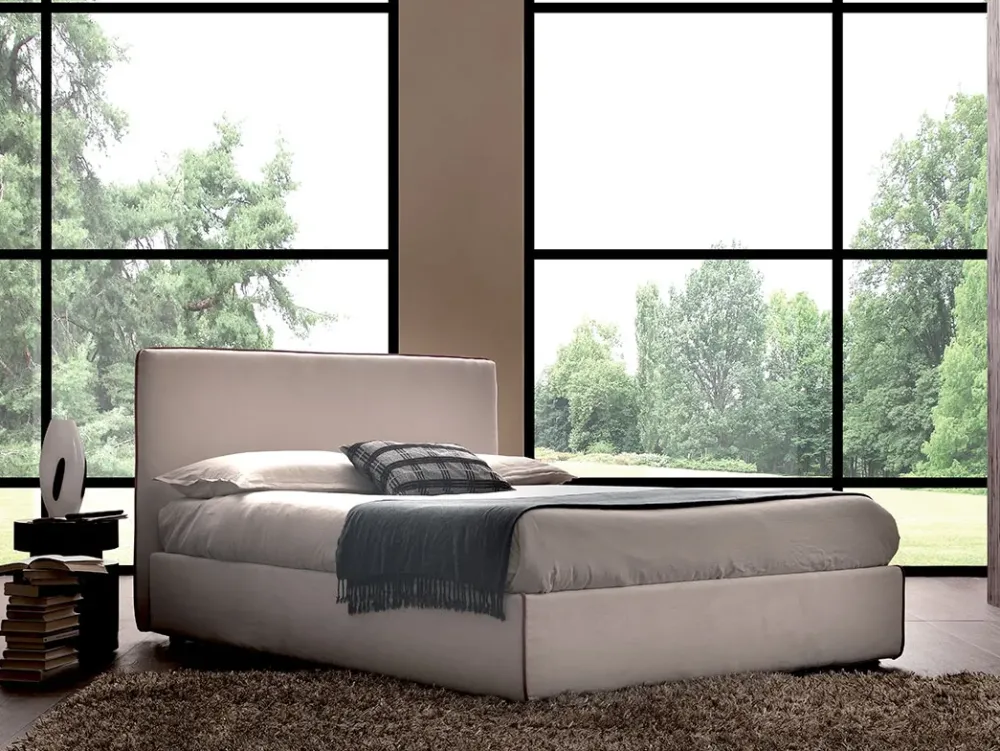 Artigianale Letto matrimoniale con contenitore Sottocosto- Letti