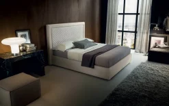 Felis Letto matrimoniale con contenitore Jerry a prezzo ribassato- Letti